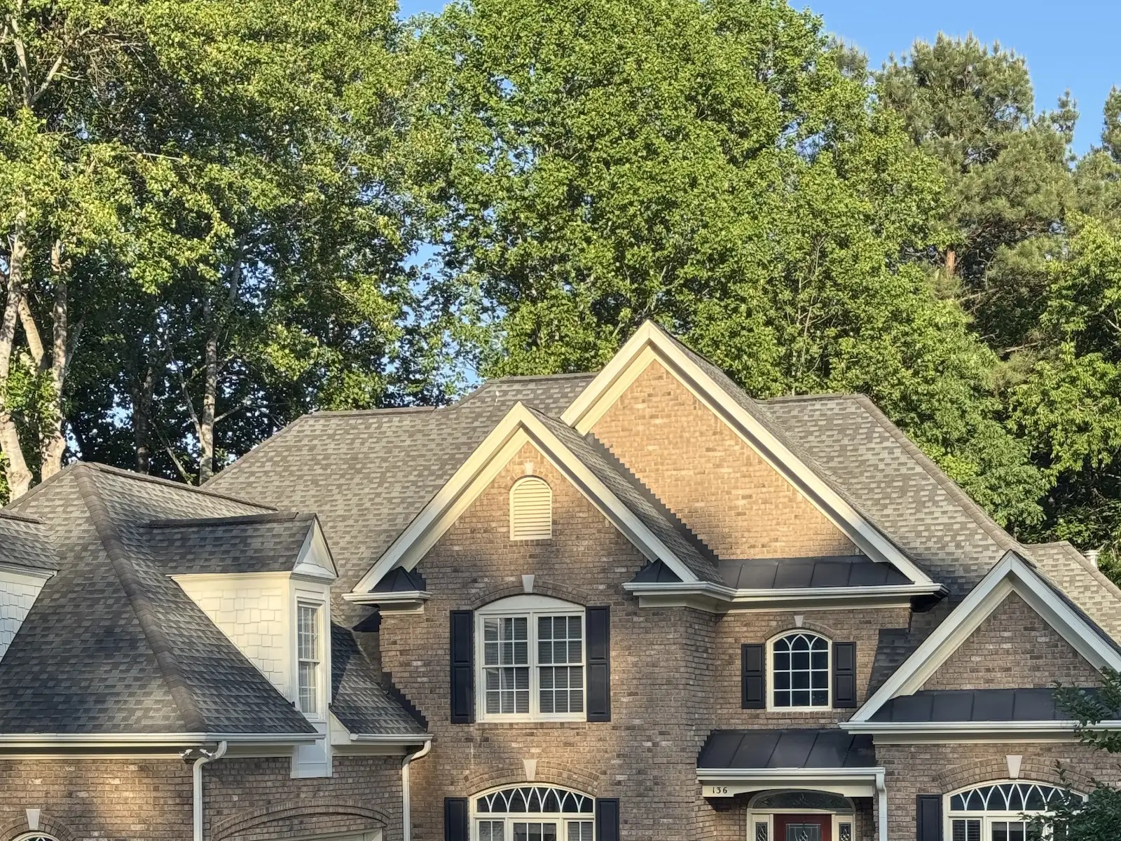 Green Eagle Pressure Washing truck set up at a Garner NC home in the White Oak area near Cleveland Road